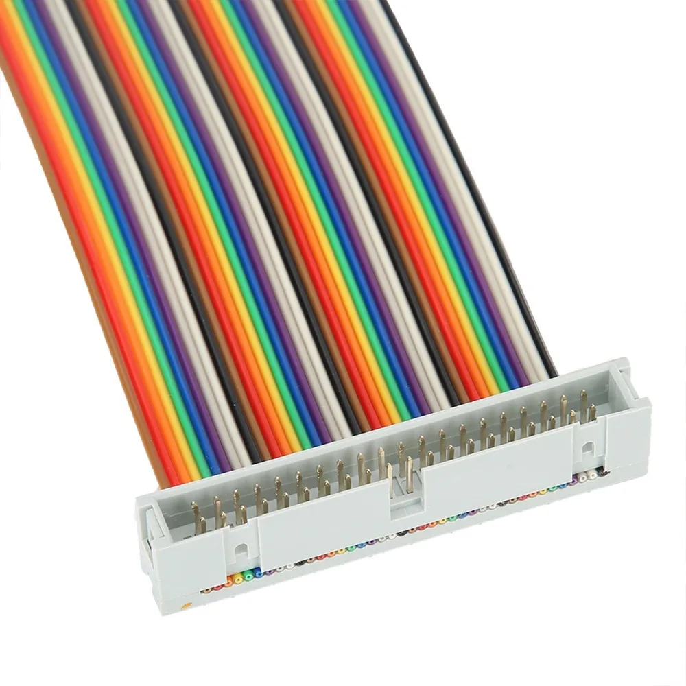 practical 40-Pin GPIO Cable Male to Female 20cm Extension Cable Jumper Ribbon Cables Breadboard
