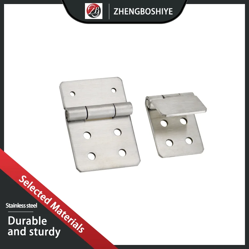 

304 Stainless Steel Asymmetric Industrial Cabinet Door Equipment Box Cabinet Door Folding Hinge