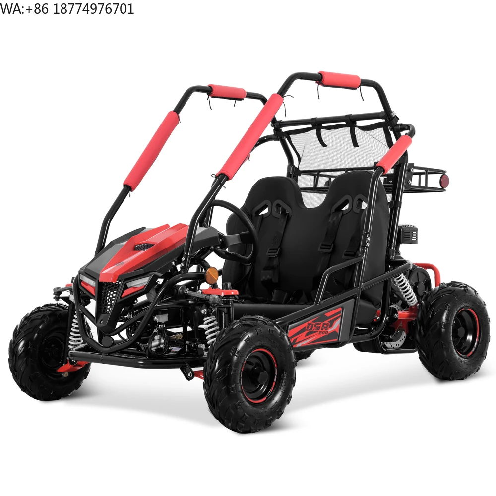 Tao Motor 2025 Cuatrimotos Off Road New Automatic Chain Drive Electric Start Steel Frame 200cc Racing Go Karts for Adults