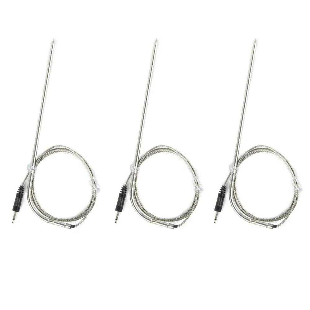 3PCS DC2.5 Probes Sensor Replacement Spare 2.5mm For BBQ Thermometer Connector For Thermometer IBBQ-4T / IRF-4S Tool Accessories