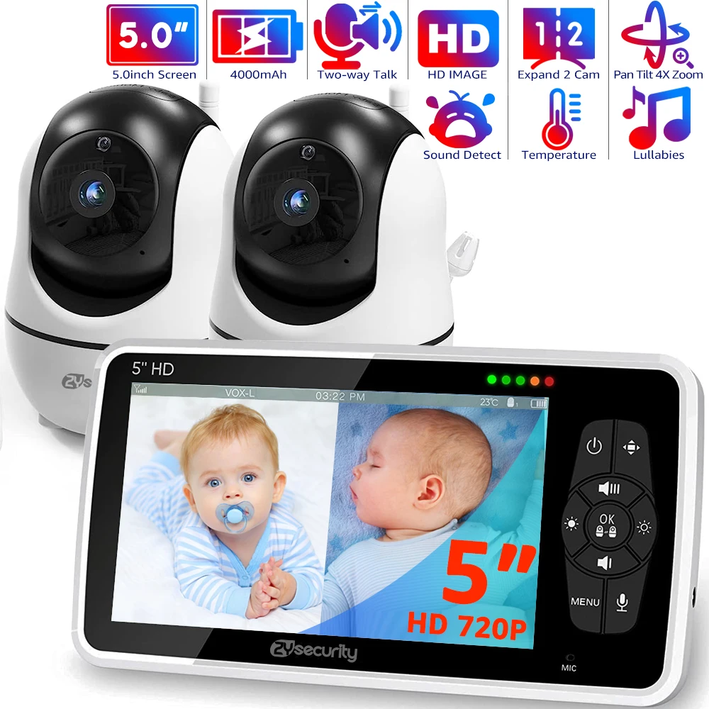 5''Video Baby Monit… - image