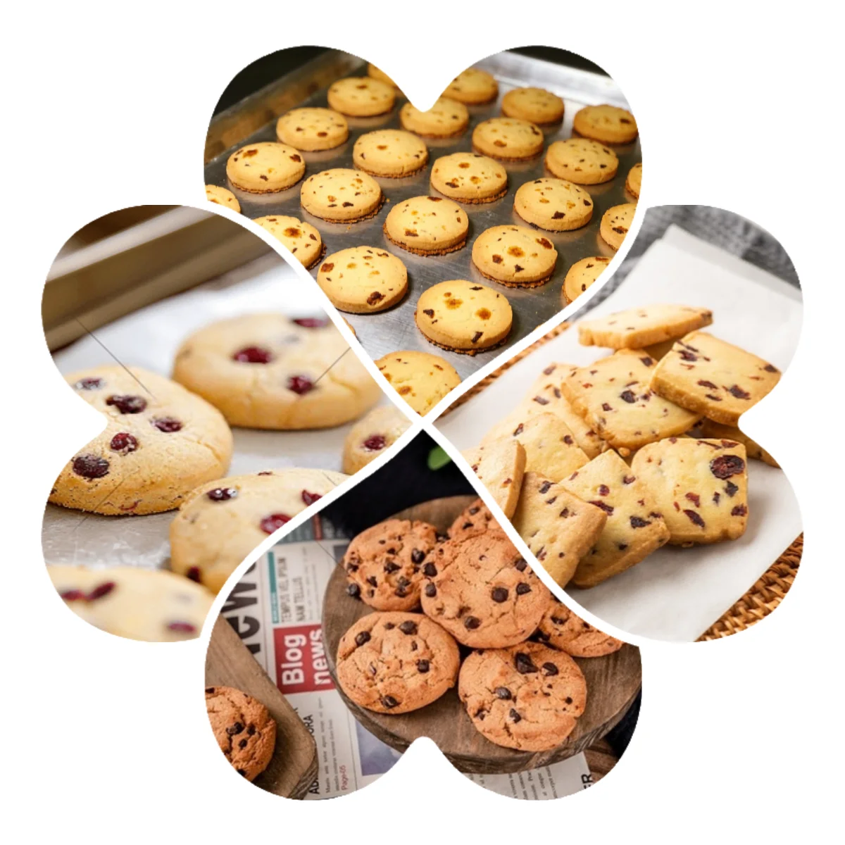 New Automatic Commercial Bakery Cookie Dough Ball Fish Shape Biscuits Making Machine Water Fruit Nuts Flour Milk Corn