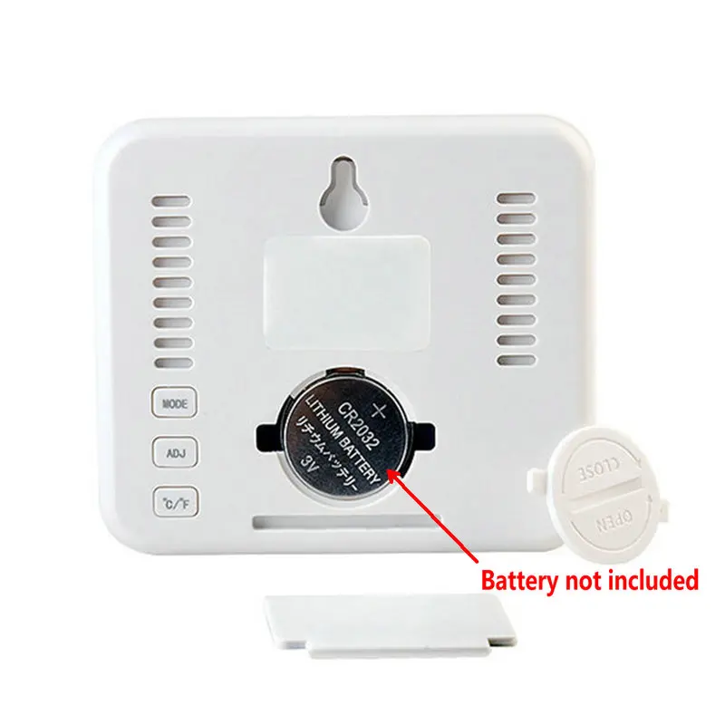 0.8 مللي متر LCD الرقمية درجة الحرارة مقياس الرطوبة الخلفية المنزل داخلي الرطوبة الإلكترونية ميزان الحرارة محطة الطقس غرفة الطفل