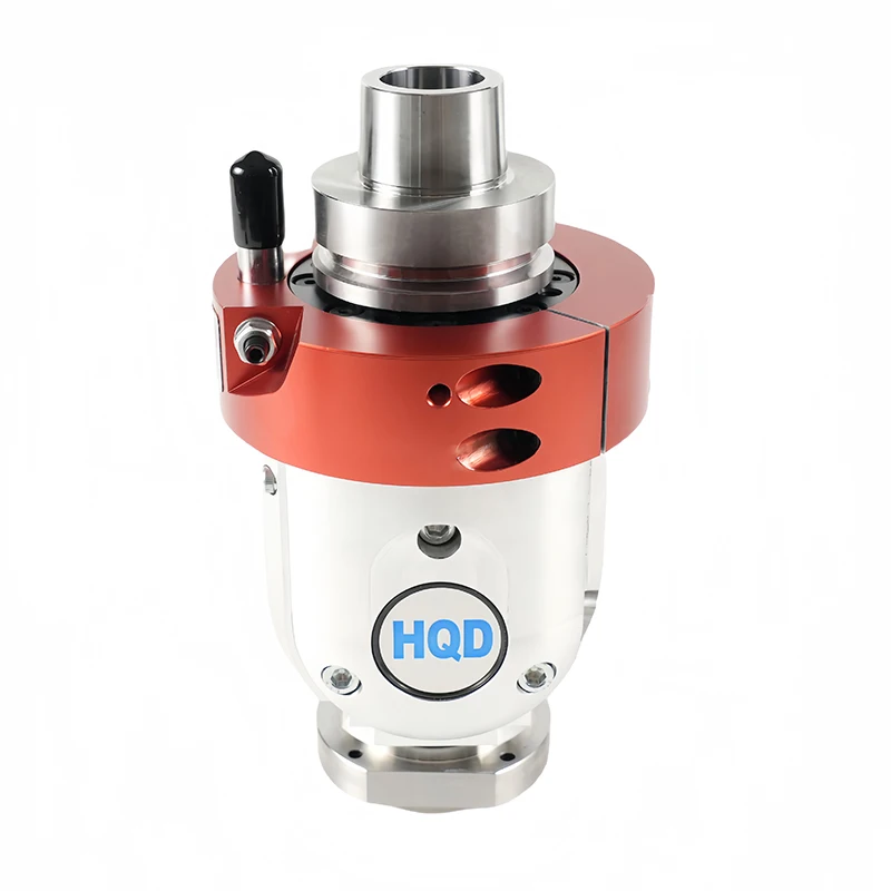 HQD HSK63F High Speed Adjustable Angle Head Aggregate, Aluminum Toolholder for Woodworking CNC Engraving Machine