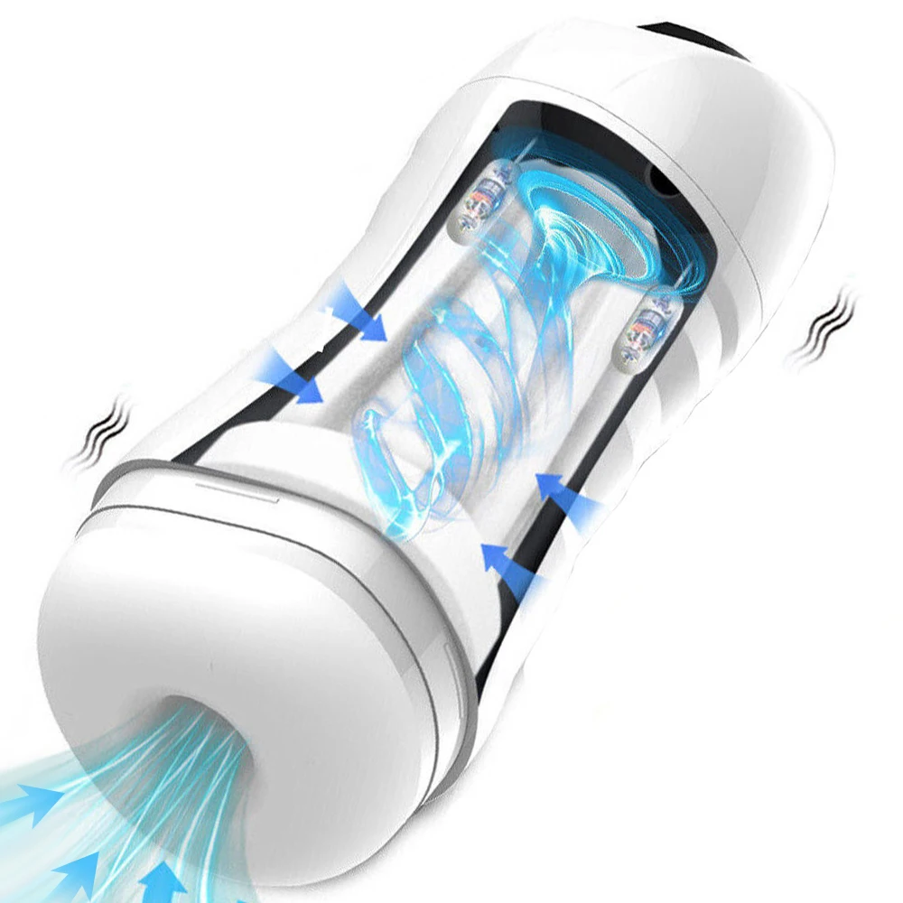 Male Masturbator Sex Toys for Men - Adult Toy Male Sex Toys with Sucking & Vibration Modes, Pocket Pussy Hands Free Sex Machine