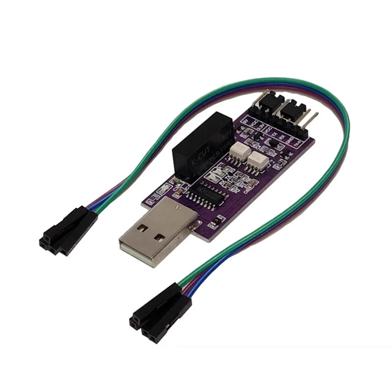 Optically Isolated USB to TTL Serial Isolated Optoelectronic Isolated USB to Serial Port Module CH340-A86Z