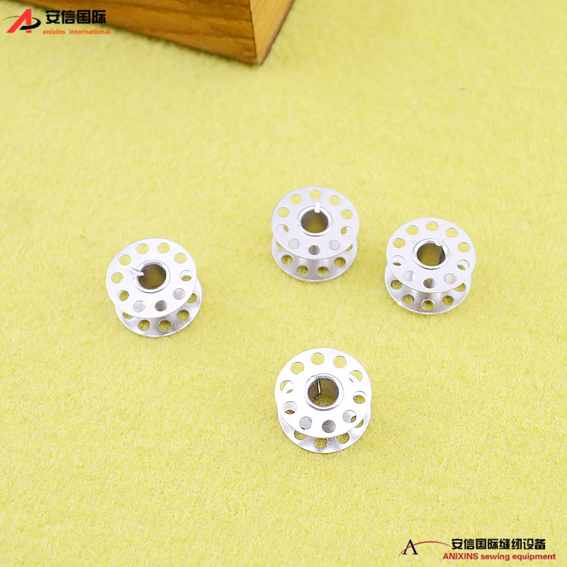 10cps Old-Fashioned Sewing Machine Bobbin Household Pedal Sewing Machine Bobbin Core High Quality Iron Bobbin Core With Hole