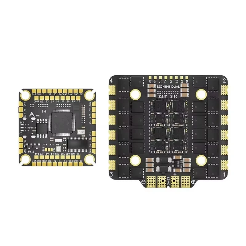 Aocoda RC F480 V4 AM32 Flight Controller  F405 80A 4in1  ESC 32Bit Stack  for FPV Racing Drone FPV freestyle parts