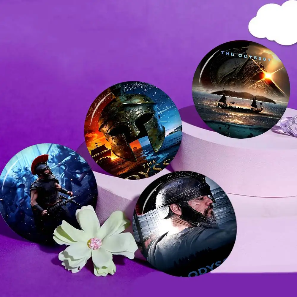 Movie T-The O-Odyssey Creative Pins Funny Round Snap-in Brooch Badge Backpack Hat Accessories Jewelry Gifts for Friend