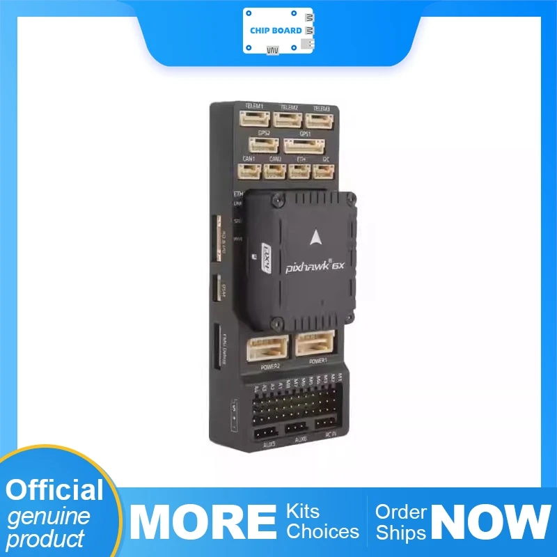 Holybro Pixhawk 6X Mini Metal Flight Controller for multirotor, fixed-wing and VTOL drones, offering stable performance