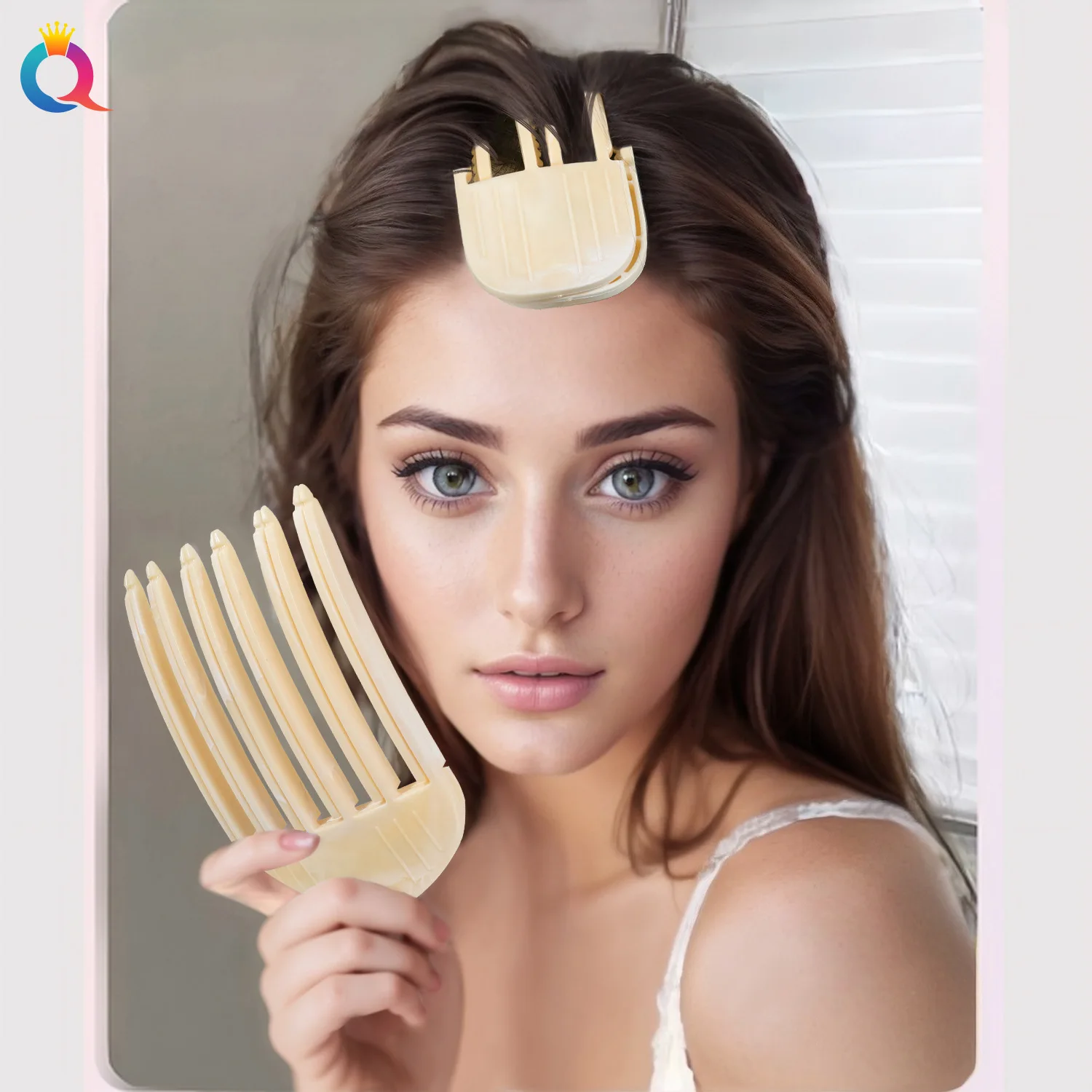 Fluffy Hairpin Curling Bangs Clips Hair Roots Volumizing Hair Clips Women Curling Fixed Shape Clips Fashion Volume Hair Roller