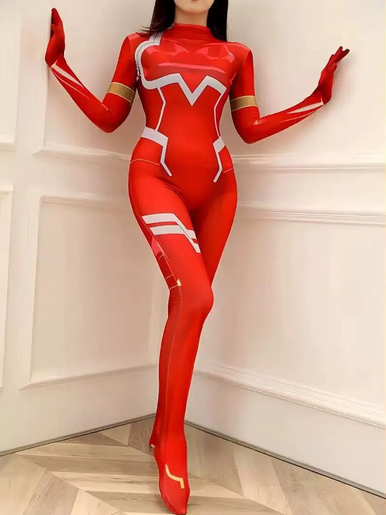 loween Seduce Tight Suit Red Blue Bla Spider One-Piece Suit Len Bol Li Ming Xiang Performance Cos orm Temptation