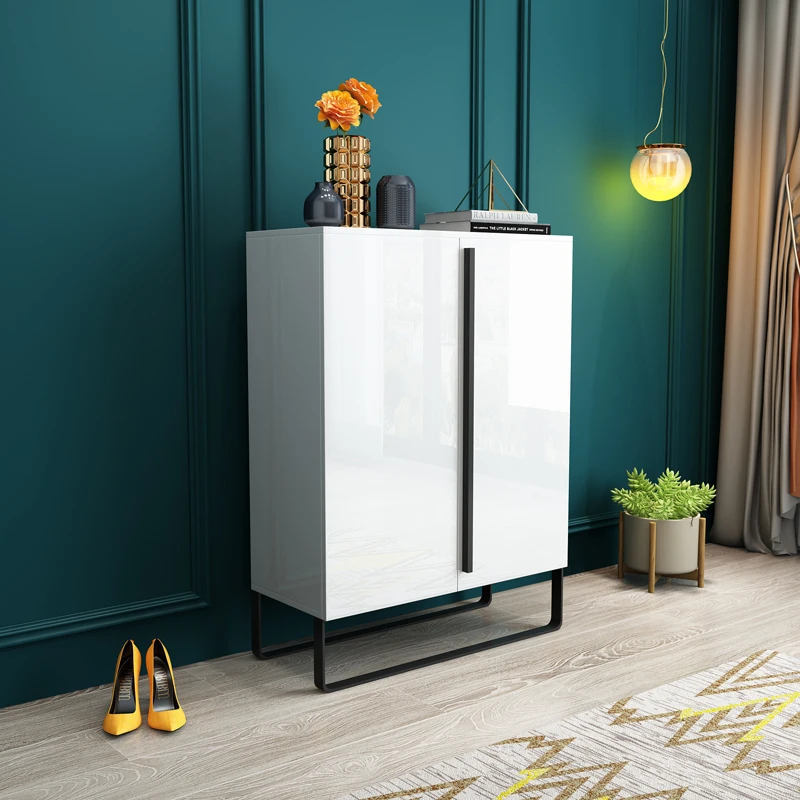 Storage Organizer Shoe Cabinet Display Living Room Wooden Box Luxury Designer Shoe Shelf Vertical Muebles Shoemakers Furniture