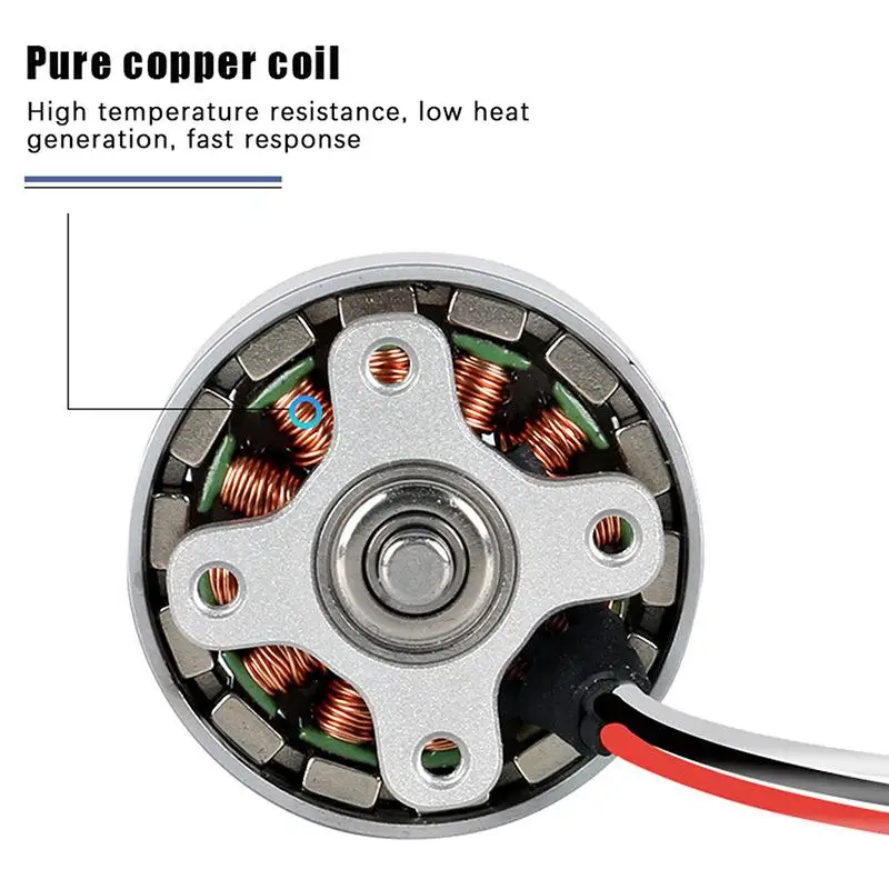 1 pièces 1504 moteur sans brosse 7.4V avion panoramique-inclinaison pour 4 axes avions télécommandés quadrirotor modèle avion accessoires