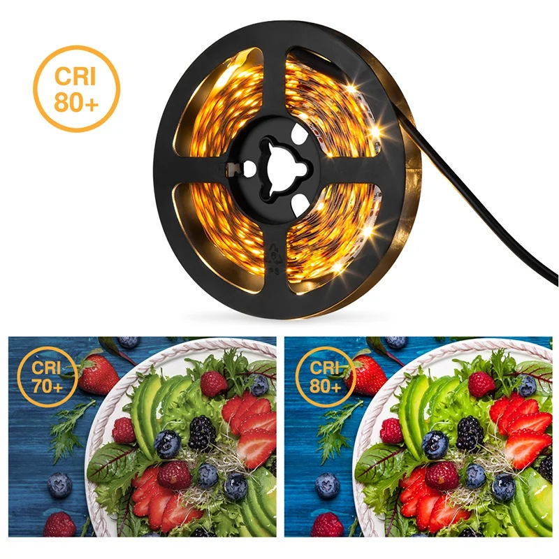 LICE-ในร่ม LED Strip 5V USB 2835 Tiras LED Light Strip Backlight ทีวีโคมไฟห้องนอน