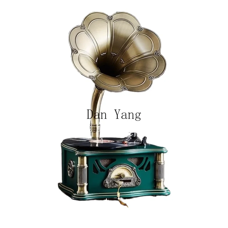 YJ phonograph old vinyl record player bluetooth audio subwoofer living room decoration ornament