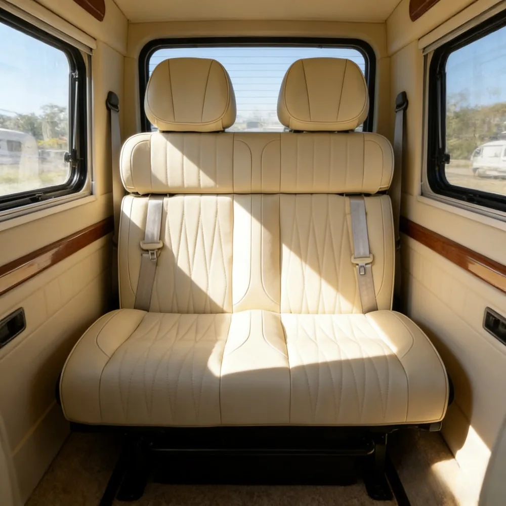 Fold Flat To Bed Custom Leather Seats Wholesale - Universal Fit for RV & Van with Sturdy Structure for Long-Term Vehicle Use