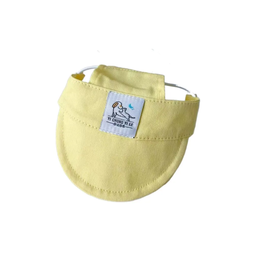 

With Ear Holes Dog Duck Tongue Hat Stylish Comfortable Pet Cat Sunscreen Hat Adjustable Doggie Helmets