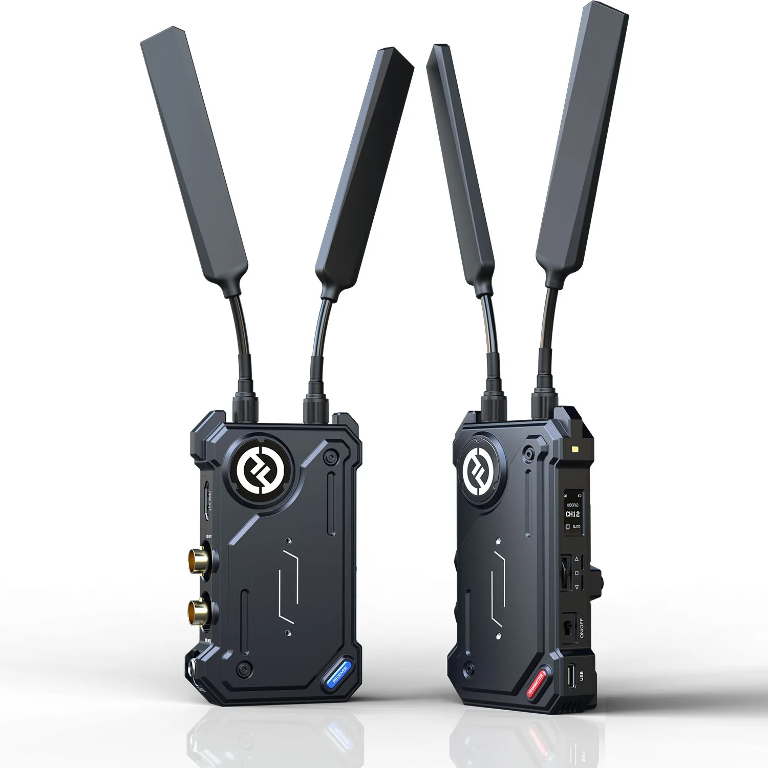 

Hollyland Cosmo C1 Профессиональная беспроводная система передачи видео SDI Loopout 0,04 с задержкой, диапазон 1000 футов для прямой трансляции