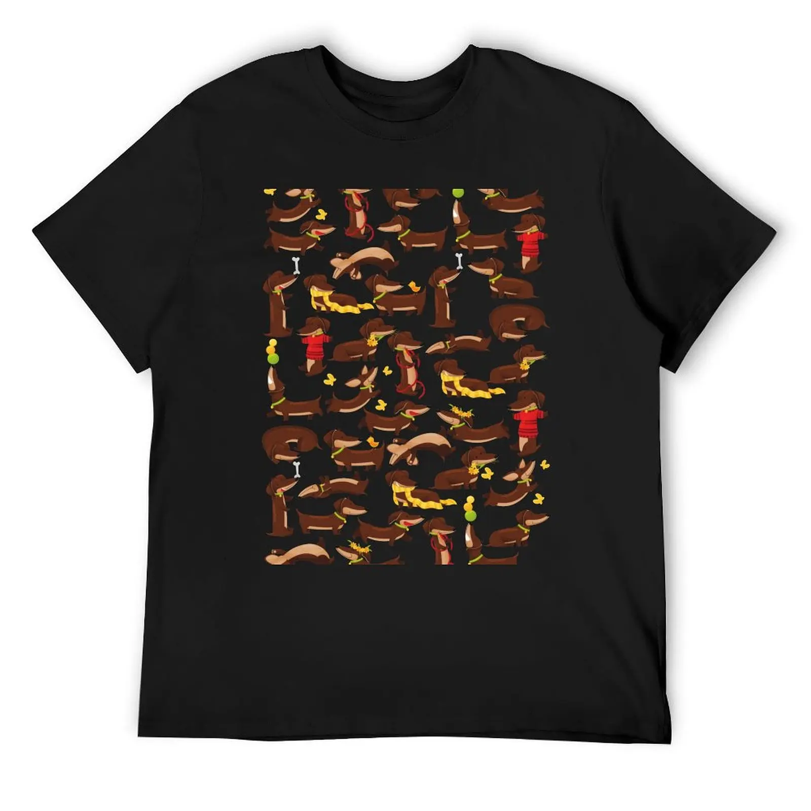 

Dachshunds Galore T-Shirt summer shirt customs man t shirt Funny t-shirts anime shirts men