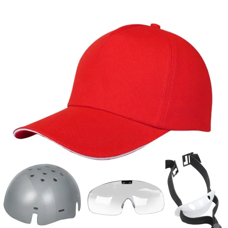 Adjustable Baseball Caps Bicycle Hat Lightweight Breathable Safety Caps Bike Skate Scooter Incline Skating Helmets