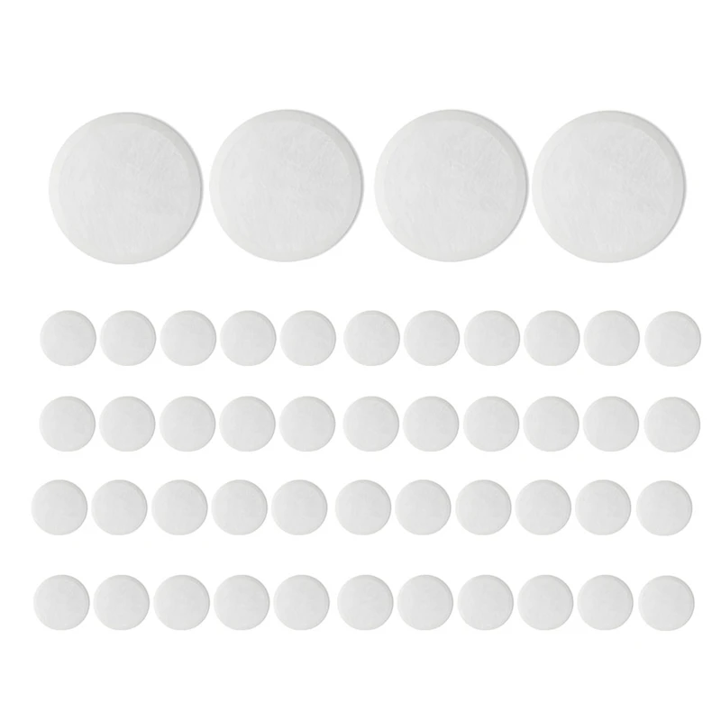 48Pcs 2.5inch Monotub Adhesive Filter Disks - 2MM Thick Monotub Filter Discs for Mushroom Growing Supplies -Mushroom Box-AC17