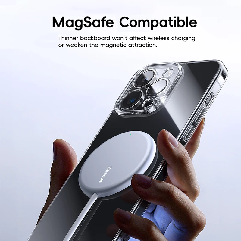Etui ze szkła hartowanego Baseus do iPhone 17 16 Pro Max, przezroczyste, wytrzymałe etui z szkła Corning Gorilla Glass do iPhone 17 16 Pro Max — zdjęcie produktu 4