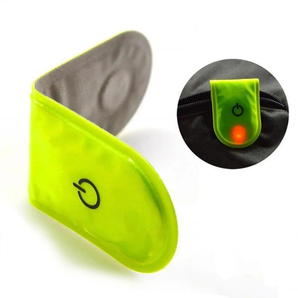 Outdoor Sports LED Safety Light Reflective Magnetic Clip On Strobe Reflector Warning Clip Night Running Shoes Collar Lamp