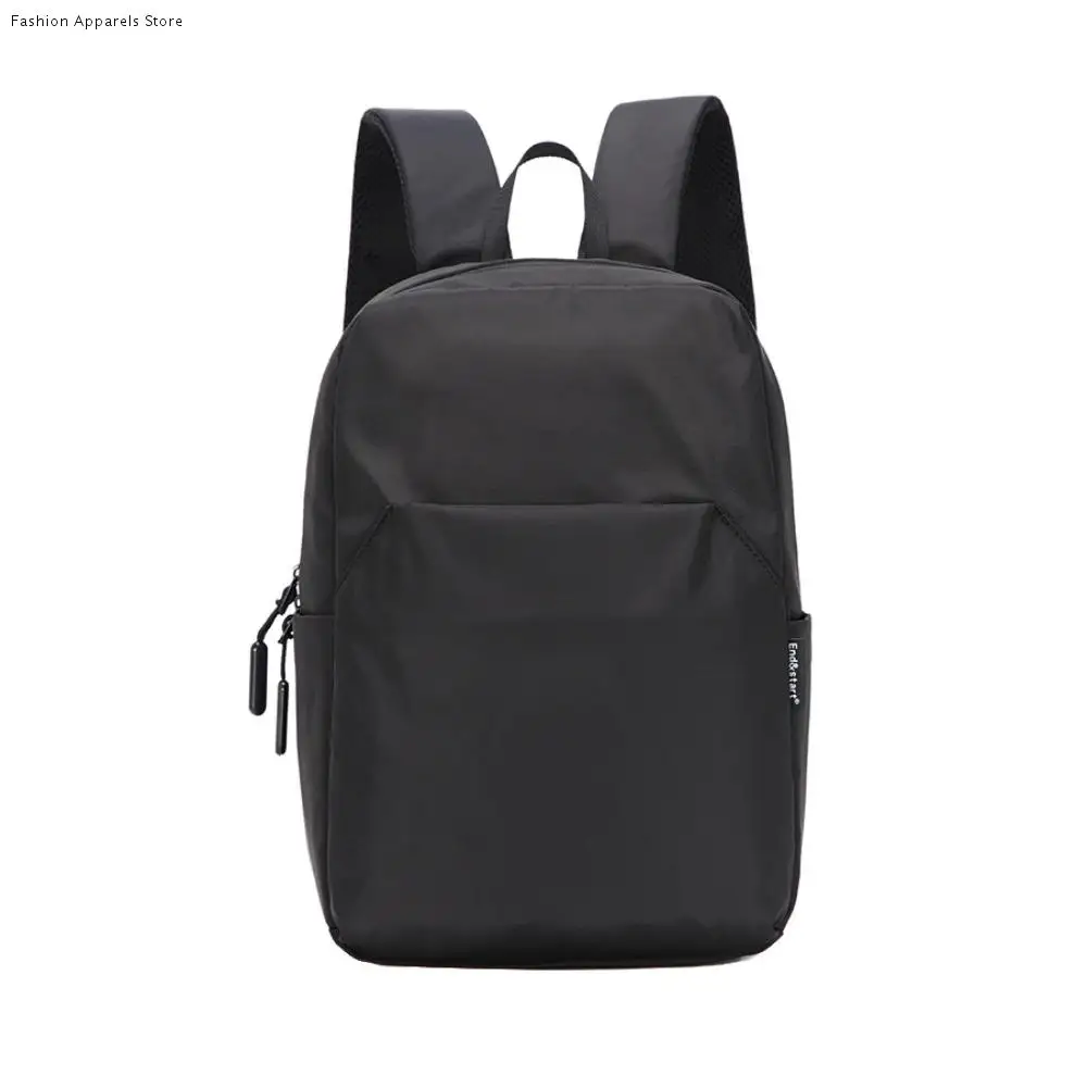 

Практичный мини-мужской рюкзак, черные нейлоновые школьные сумки, портативный водонепроницаемый рюкзак на плечо для активного отдыха