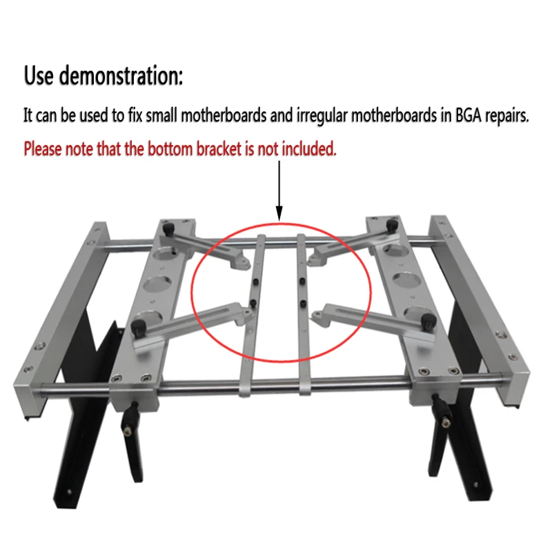 BGA Reballing Accessory PCB Jig Kit Fixture Reworking Station Bracket with 4 Screws for IR6000 IR6500 IR8500 IR9000