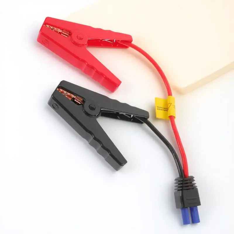 

Emergency Cable Alligator Clamp Booster Clip Universal Jump Starter Anti-Reverse Protection Fast Vehicle Start Safe Disconnect