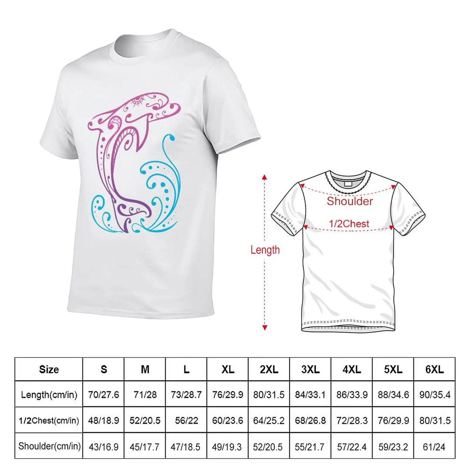 id54,dolphin fish, cute dolphin fish, cute animals, warm blooded animals, sea creatures, dolphin pattern, dolphin image, T-Shirt