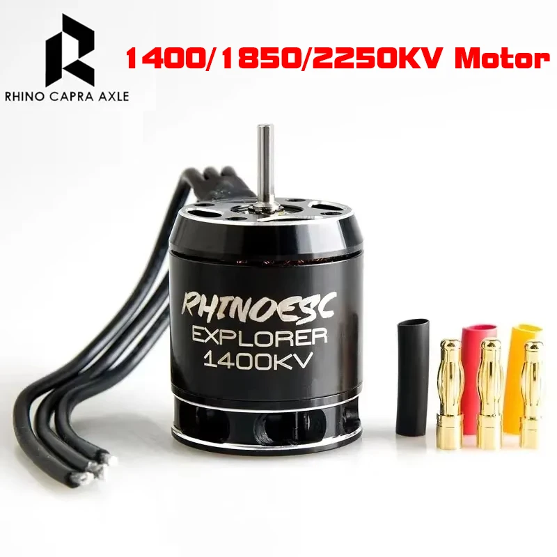 Rhino ESC 540 1400/1850/2250KV RC Crawler Outrunner Brushless Motor For RC Crawler Car Axial SCX10 Traxxas TRX-4 TRX-6 Parts