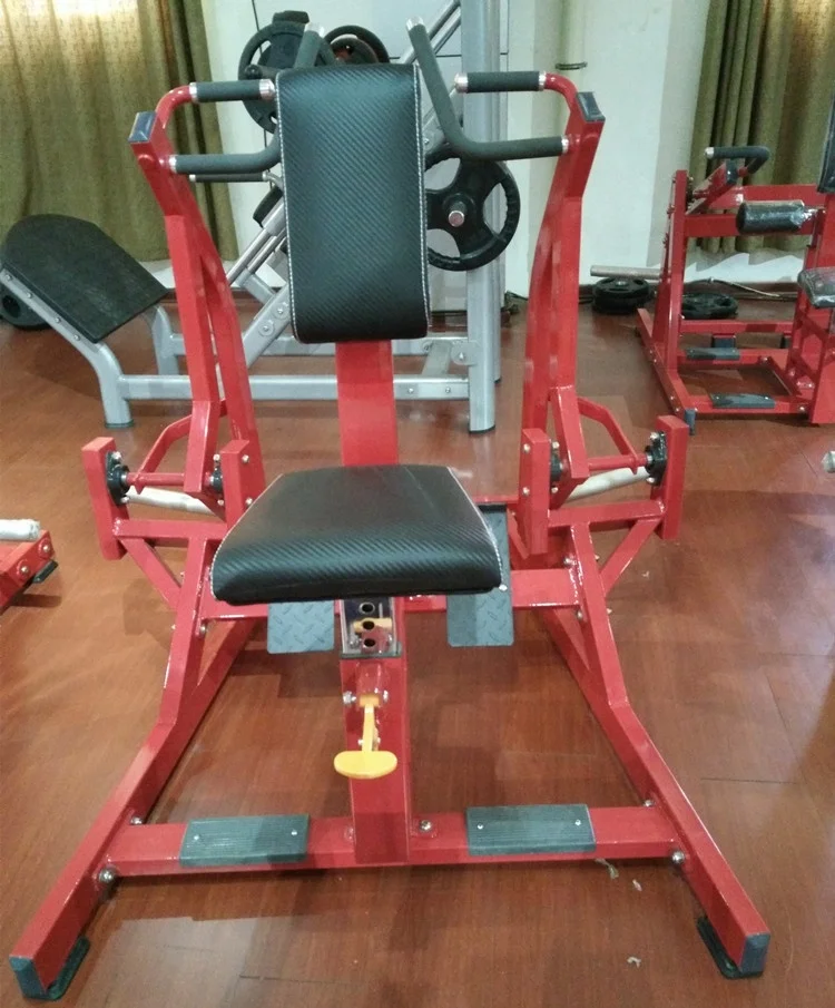 Commercial Use Bodybuilding Plate Loaded Indoor Gym Fitness Equipment Strength Iso-Lateral Rowing Machine RHS11