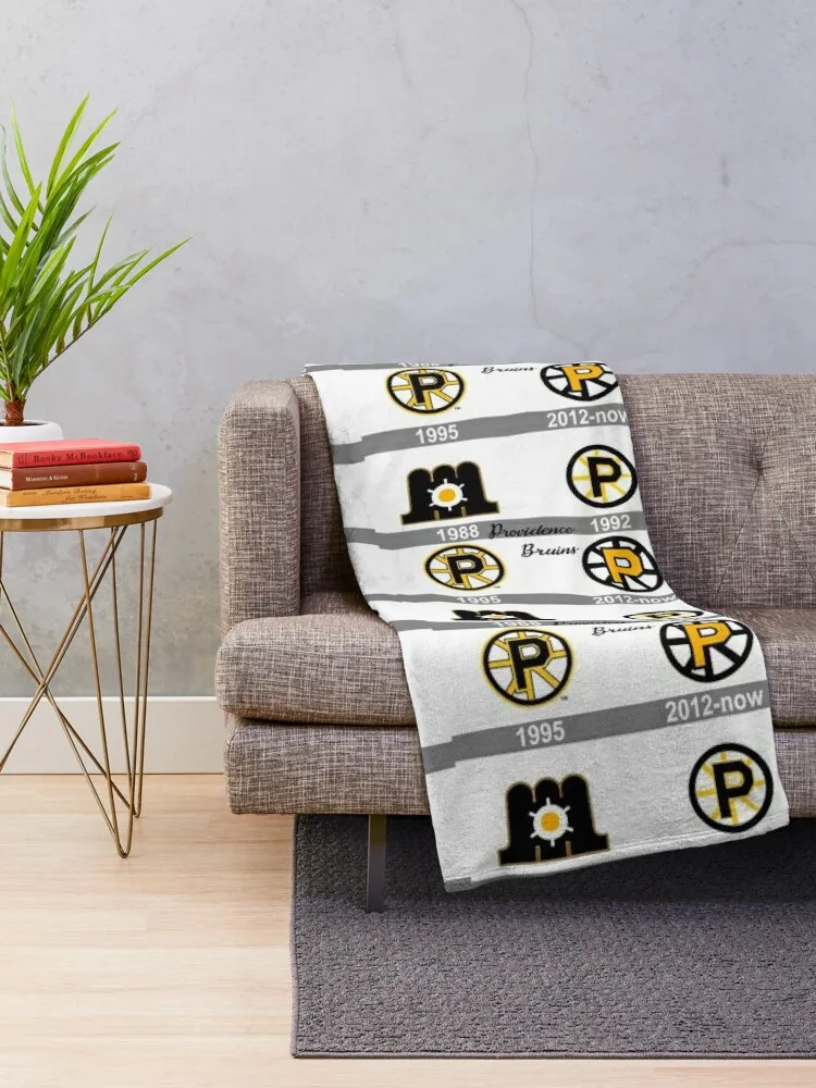 Providence Bruins Throw Blanket Flannels bed plaid Luxury Designer Giant Sofa Blankets