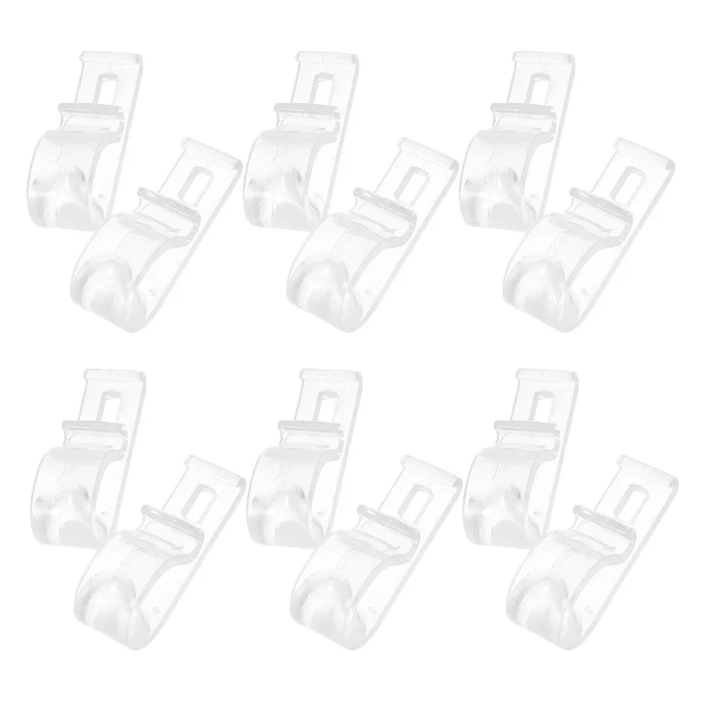 16Pcs Beaded Chain Hook Roller Shade Cord Retainer Secure Fixation Hook for Pull Cord Curtains Safety Proof Blind Hardware