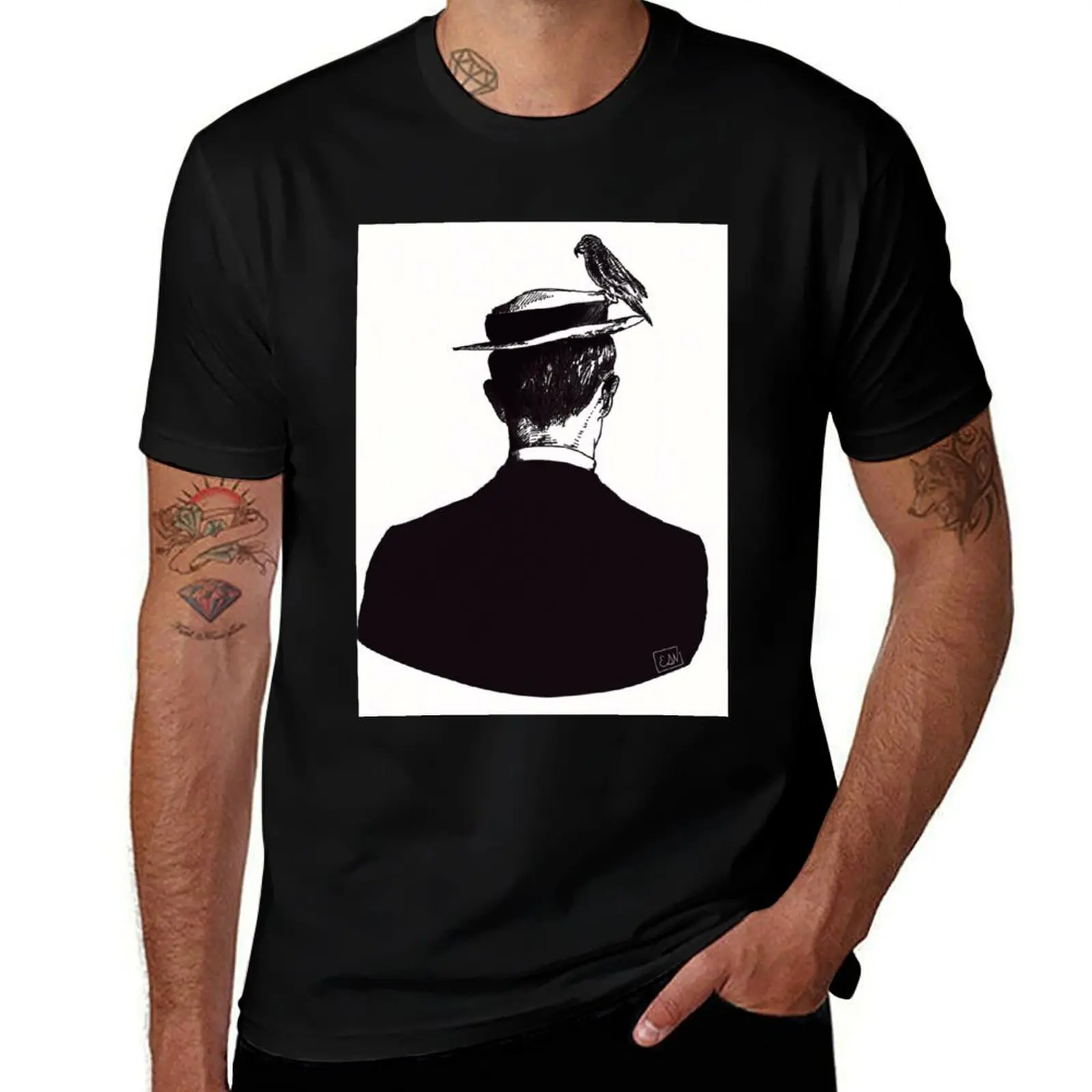 

Buster Keaton T-Shirt t shirt man cotton anime tshirt t shirts cotton 100% T-Shirt