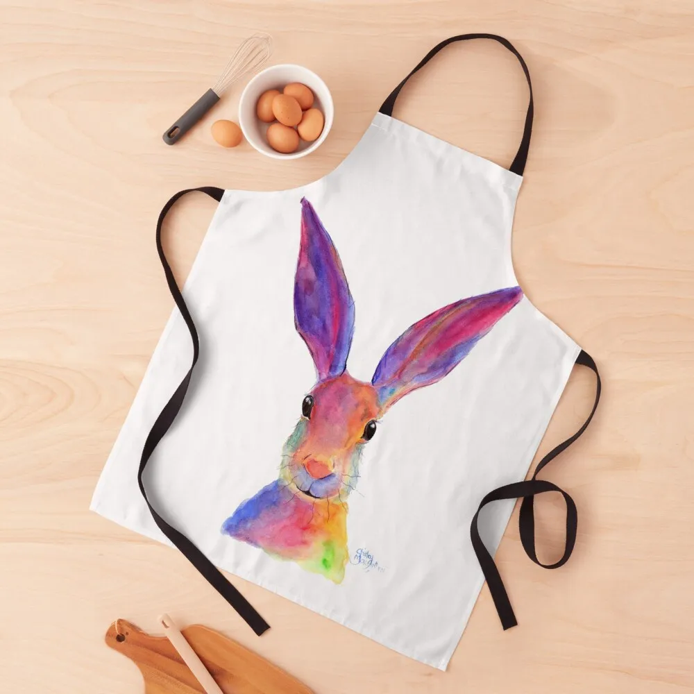 

HARE RaBBiT PRiNTS 'JELLY BEAN' BY SHIRLEY MACARTHUR Apron christmas kitchen Waterproof Kitchen For Women Camping Apron