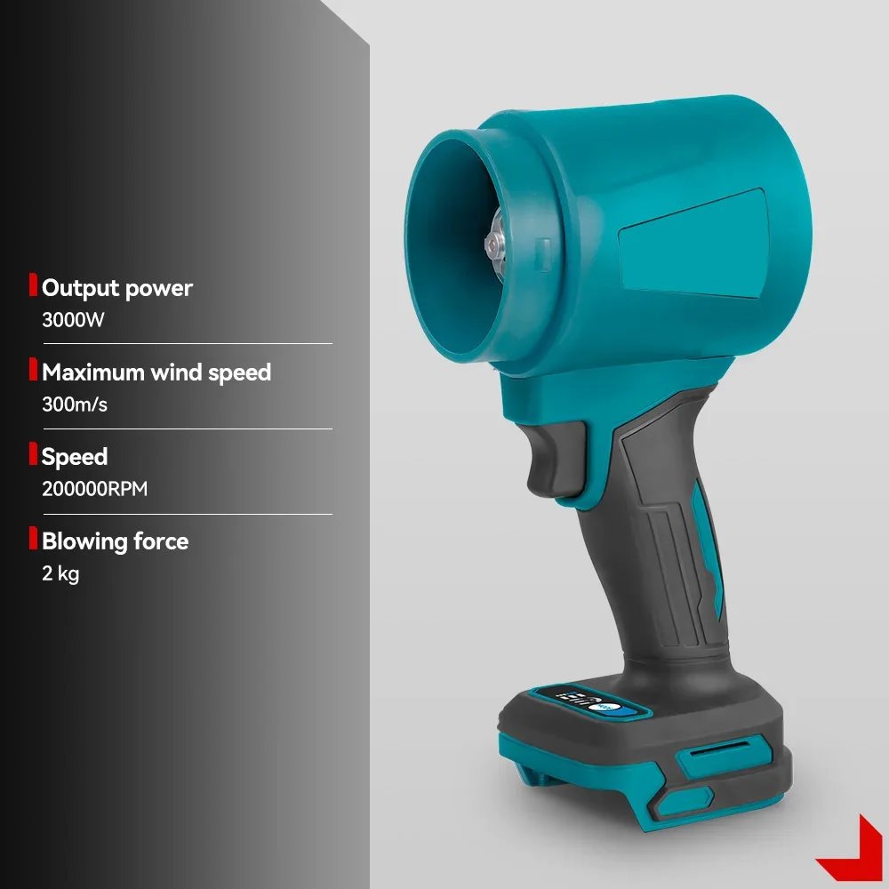 ventilador Turbo sin escobillas de 400 M/S، sopladores de aire eléctricos de gran potenci de 4000W، herramienta de polvo de].