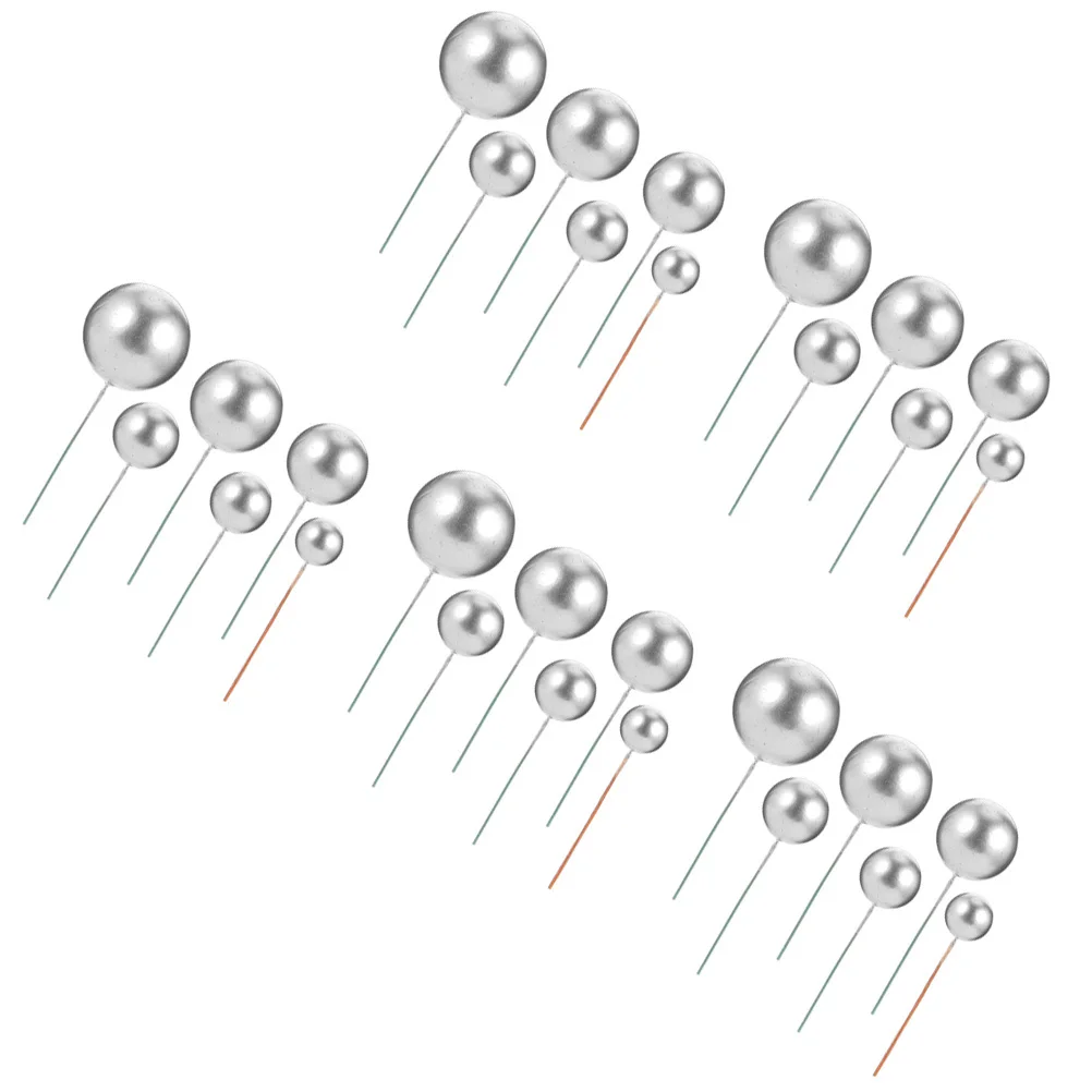 30Pcs Multi Function Cake Balls Fairy Cupcake Decorations Good Looking Color Balloon Cake Decorations Festival Props