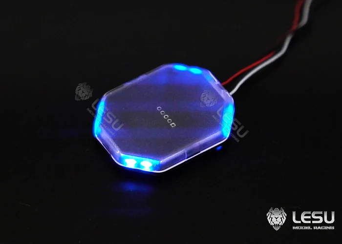 LESU für 1/14 Tamiya LED mit rot, blau und gelb wechselnden Modi, Feuerwehr-Warnleuchte für die Deckenmontage – Detail 10