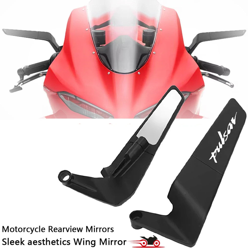 Espejo retrovisor antideslumbrante plegable para motocicleta Bajaj Dominar 250 Dominar 400 Pulsar Touring200 Pulsar
