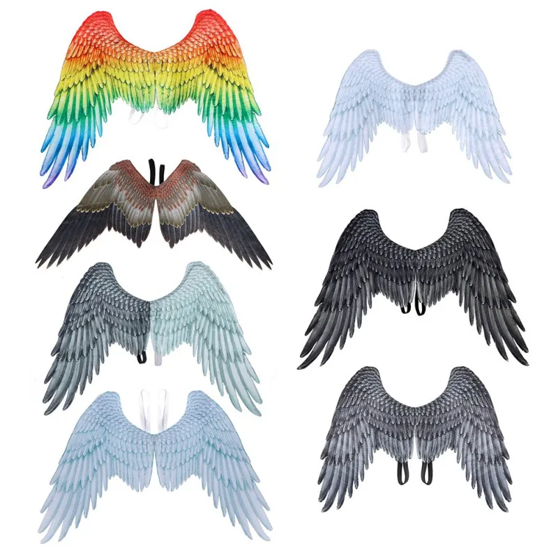 

3D Крылья Ангела на Хэллоуин, Марди Гра, реквизит карнидель, крыло для взрослых женщин и мужчин, одежда для косплея на Хэллоуин, костюм для выступления на сцене