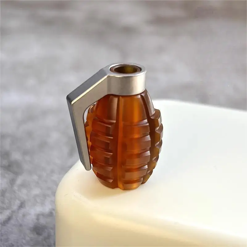 1 قطعة PEI بولي إيثيريميد سبائك التيتانيوم قلادة DIY بها بنفسك Paracord الخرز كيرينغ سوار الخرز قلادة EDC أداة