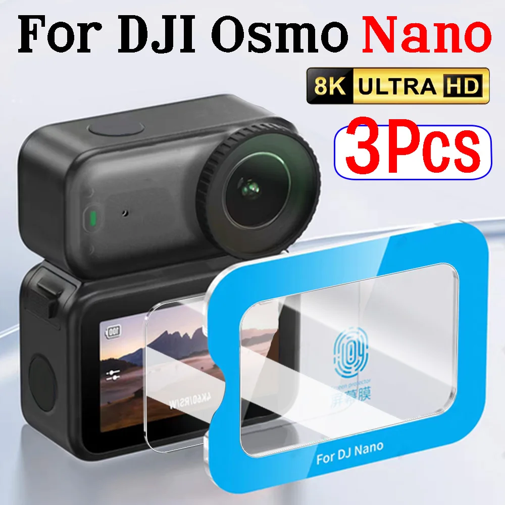 

Easy Installation HD Clear Tempered Glass Screen Protector for DJI Osmo Nano Anti-scratch Lens Protective Film for DJI Osmo Nano