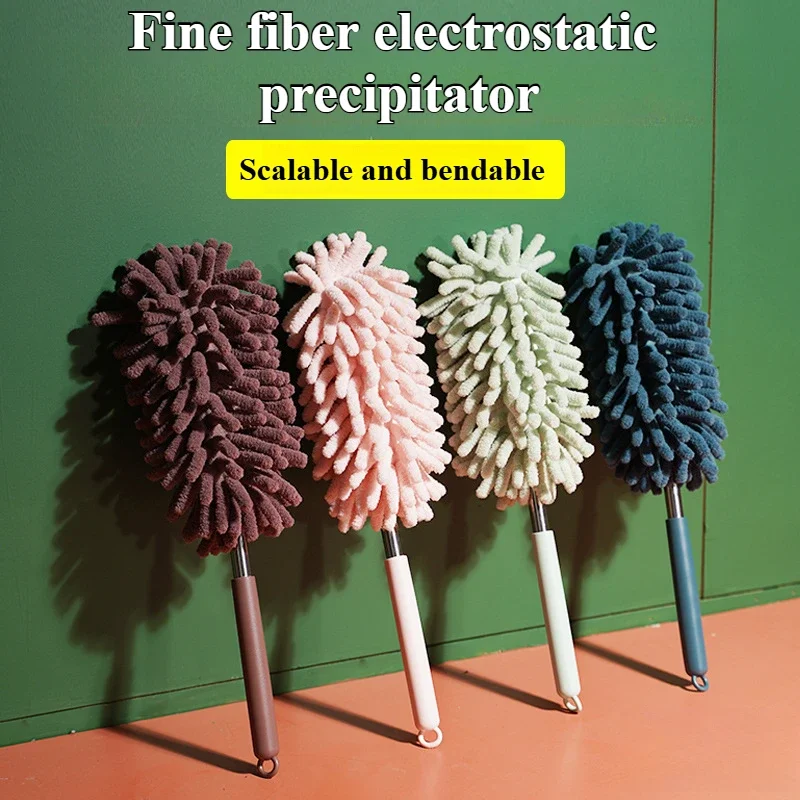 Mini Car Duster Brush Extendable Bendable Microfiber Dusting Tool for Home and Auto Interior Cleaning Polyester Fiber Material
