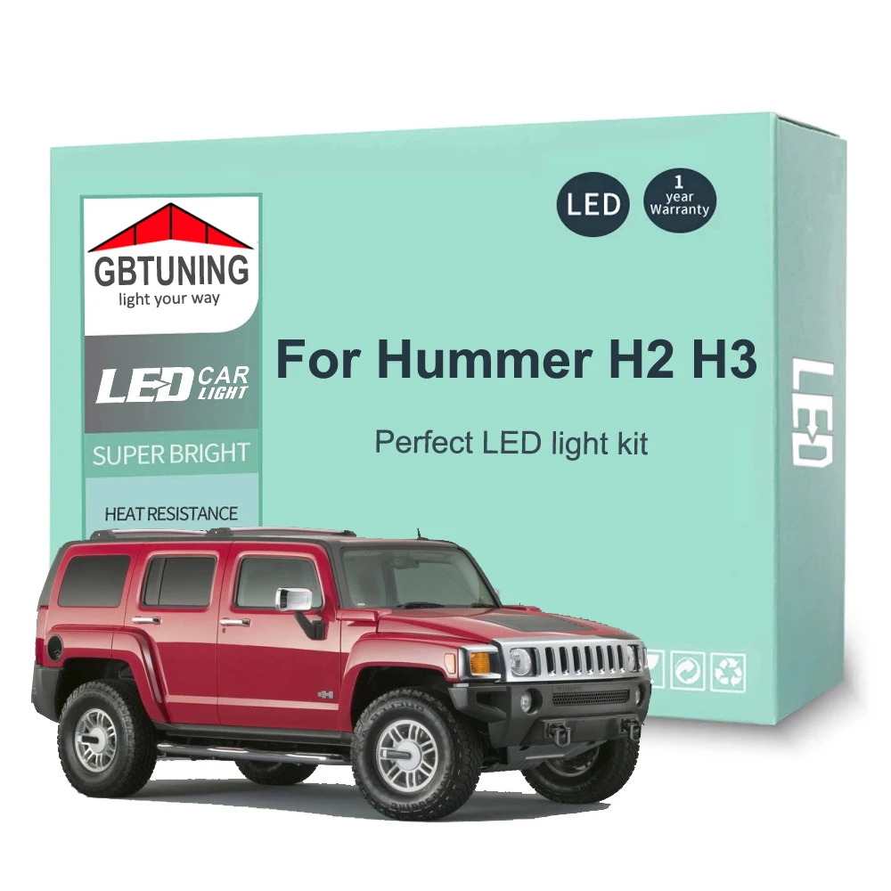 Żarówka wewnętrzna LED Narzędzia do Hummer H2 H3 2003 2004 2005 2006 2007 2008 2009 2010 Akcesoria samochodowe Lampa bagażnika Canbus Dome