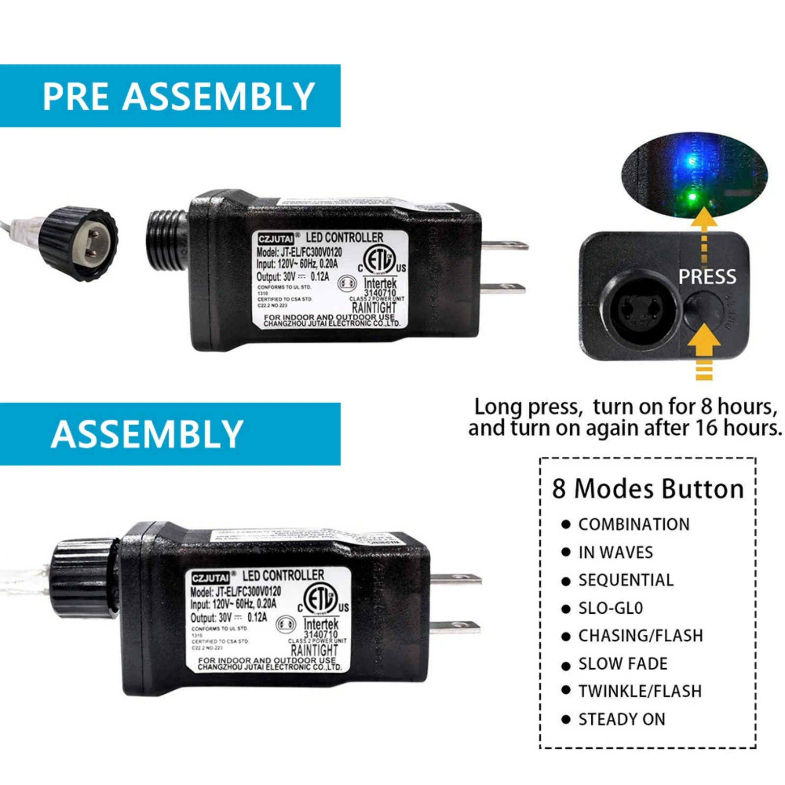 2000/1000/500 المصابيح LED أضواء الجنية سلسلة أسلاك نحاسية مقاوم للماء عيد الميلاد جارلاند أضواء ديكور خارجية لشجرة حفل زفاف