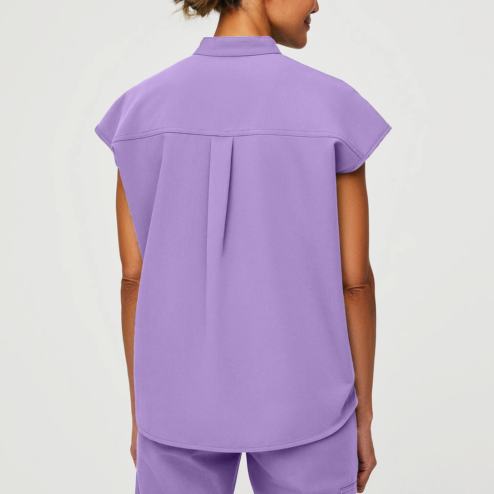 Лидер продаж, дышащие прочные скрабы, рабочая одежда, мужская униформа для медсестры, врача, здравоохранения, аптеки, топ с короткими рукавами, брюки