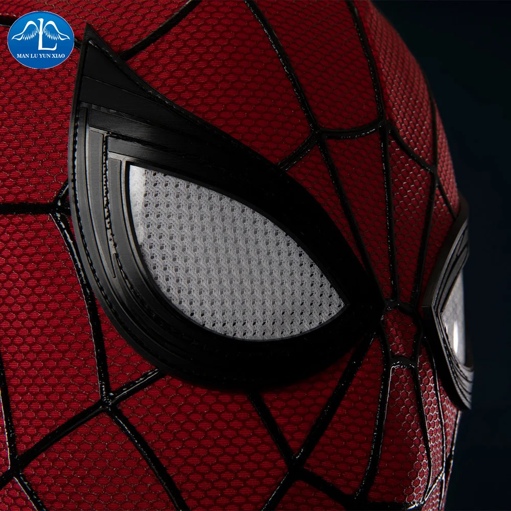 2024 Iron Spider Mask Movie Supereroe Gioco di ruolo Copricapo Puntelli Peter Parker Maschera Halloween Cosplay Regalo per adulti